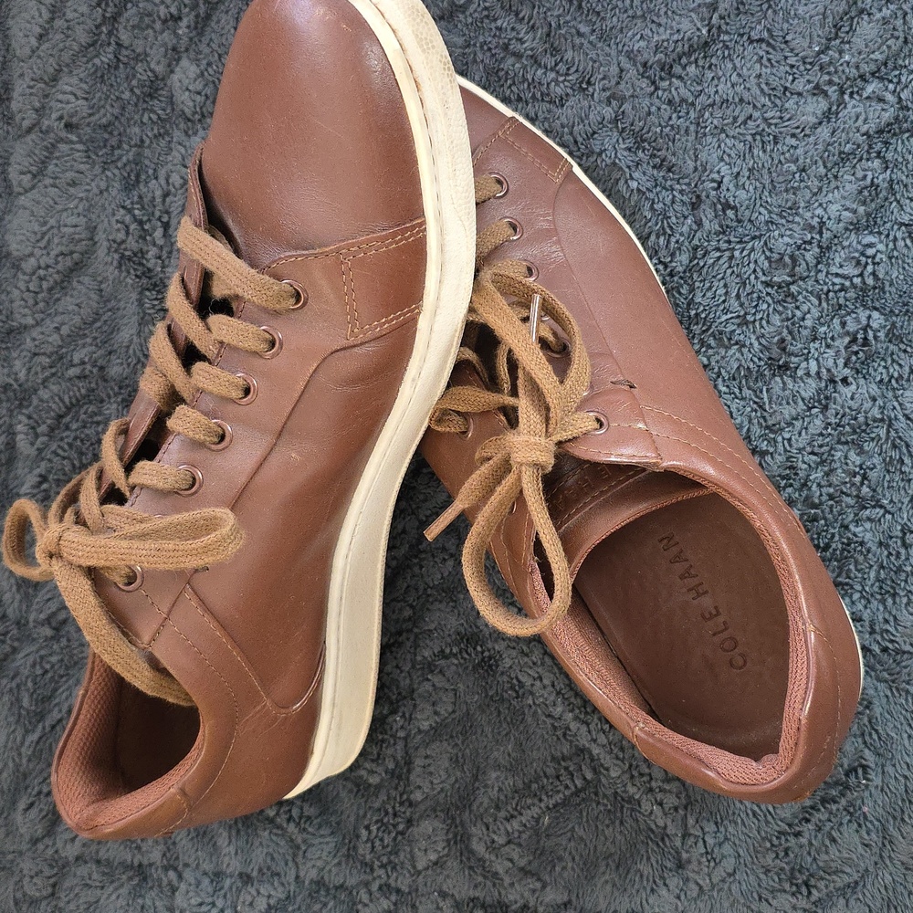 Cole Haan Brown Leather Men's Shoes 9M (Elena #2)